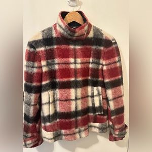 Zara plaid coat